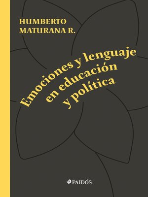 cover image of Emociones y lenguaje en educación y política